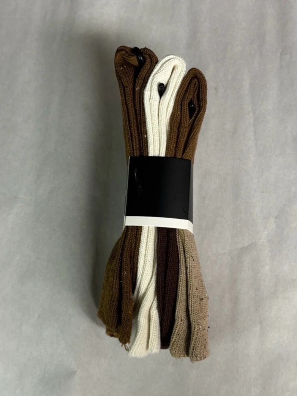 New Frye Socks Women’s 3 Pair Brown & Tan Cotton Blend Boot Sock Casual Active - Picture 3 of 12